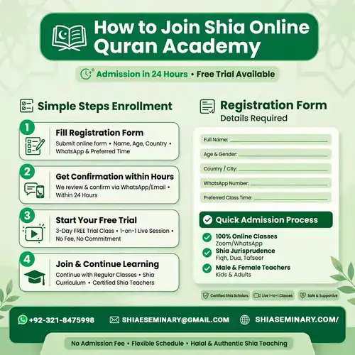 How to Join Our Shia Online Quran Academy - Admission in 24 Hours with Free Trial